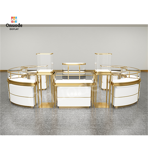 Vitrina de Exhibición de Joyería con Iluminación LED Personalizada |   Muebles Modernos para Tiendas y Salas de Exhibición para Centros Comerciales y Tiendas Minoristas - Product Image 1