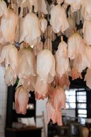Lampes LED créatives lumineuses LANJO pour la décoration des allées et des scènes de mariage, ornements de lampadaires Magnolia