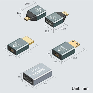 4K 60Hz Mini <span class=keywords><strong>Micro</strong></span> HDTV Để Adapter Chuyển Đổi Cho <span class=keywords><strong>M</strong></span>áy Tính Xách Tay Card Đồ Họa <span class=keywords><strong>M</strong></span>áy Ảnh TV <span class=keywords><strong>M</strong></span>àn Hình HD Adapter Â<span class=keywords><strong>m</strong></span> Thanh Video - Product Image 6