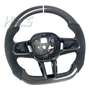 Volante de Fibra de Carbono para <span class=keywords><strong>Interior</strong></span> de Coche, Compatible con <span class=keywords><strong>BMW</strong></span> Serie 5 G20 G28 G22 G29 G80 G30 G31 G32 G38 G11 G12 - Product Image 2