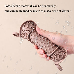 עיצוב חדש סביב צפרדע כלב צפרדע סיליקון מזין איטי מותאם אישית מזון כלבים חתול חמוד - Product Image 3