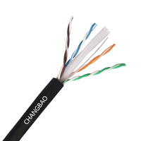 Kabel CHANGBAO Cat6A 23AWG UTP - Selubung PVC/PE Kabel Ethernet Kecepatan Tinggi untuk LAN Komersial & Pusat Data