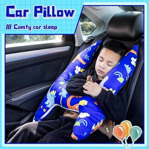 Cuscino per Sedile Auto a Forma di H per Bambini, in Puro Cotone con Imbottitura in Memory Foam, Protezione per il Collo, Poggiatesta per Dormire, Accessorio da Viaggio - Product Image 4