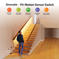 Capteur de lumière d'escalier USB DC avec variateur de luminosité et détecteur de mouvement pour contrôle de bande LED Rayzeek