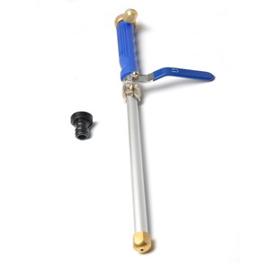 Pistola de agua de alta presión de aleación de aluminio, herramienta de pulverización para jardín y lavado de coches, 465mm de longitud, con boquilla ajustable y manguera de extensión - Product Image 4