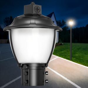 Lampe de poteau extérieure NGTlight, IP65, étanche, 100W, 80W, 60W, 3CCT, lampadaire extérieur, lampes de colonne, lampe de jardin - Product Image 1
