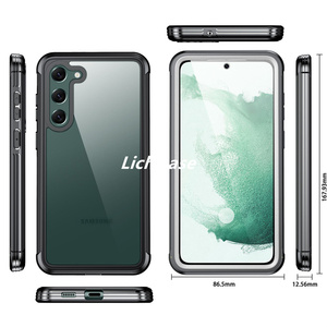 Licicase 360เคสป้องกันเต็มรูปแบบสำหรับ <span class=keywords><strong>Samsung</strong></span> S20 S20 <span class=keywords><strong>FE</strong></span> S20 PLUS ไฮบริดใสกันกระแทก - Product Image 5