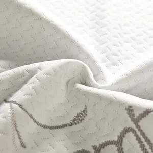 Fabrika kaynağı yüksek kalite toptan anti-bakteriyel bambu Polyester jakar yatak bandı ev tekstil kumaş