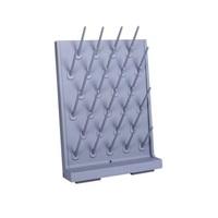 Support de séchage stable anti-vibration en PP à 27 crochets pour laboratoire universitaire et salle d'expérimentation