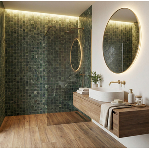 Fabriqué en Espagne, mosaïque TOGAMA 50X50, finition mate, verre recyclé, carrelage écologique, épaisseur 5,6 mm, pour mosaïque murale intérieure de salle de bain - Product Image 2