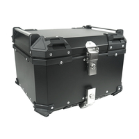 F2-MOTO 55L Boîte arrière de moto en alliage d'aluminium avec rangement étanche pour locomotive et scooter