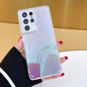 Funda trasera de lujo para teléfono móvil Samsung, carcasa de color arcoíris, transparente, para S22 Plus, S21, Ultra, S20, FE, A52, A72, A32, A12, <span class=keywords><strong>A22</strong></span>, Note 20, <span class=keywords><strong>A53</strong></span> - Product Image 6