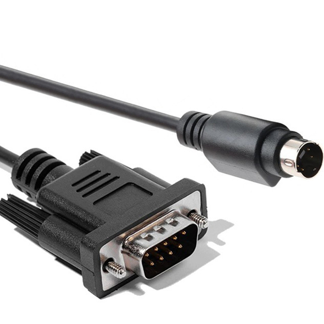 Oem/Odm D-Sub Db9 9 Pin Male Female to Mini Din 4 Pin Serial Cable Rs232 Rs485 Rs422 PVC Jacket Computer Use Custom Available