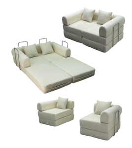 Sofá Modular de Esponja Comprimida, Juego de Muebles <span class=keywords><strong>para</strong></span> Sala de Estar, Embalaje al Vacío, Compra al por Mayor - Product Image 3