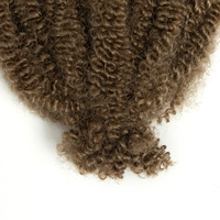 Estensioni per trecce Boho 100% sintetiche senza nodi, per acconciature Afro Kinky Dreadlock Braid Twists