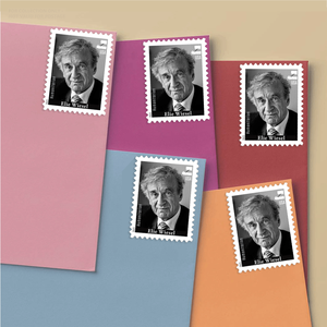 โปสการ์ดความปลอดภัย What Permanent Us 2025 อีลี ไวเซล มนุษยนิยม สหรัฐอเมริกา ไปรษณีย์ สติ๊กเกอร์ไปรษณีย์ เครื่องบิน แสตมป์ ป้ายไปรษณีย์ - Product Image 1