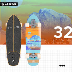 Planche à roulettes de <span class=keywords><strong>surf</strong></span> AZTRON IN.SCAPE, planche en érable, planche de <span class=keywords><strong>surf</strong></span> cruiser, planche de <span class=keywords><strong>surf</strong></span> sportive, planches à roulettes de glisse - Product Image 1