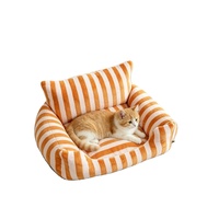Canapé-lit pour chien en tissu chaud universel quatre saisons, pour chiens de grande, moyenne et petite taille, coussin pour animaux de compagnie