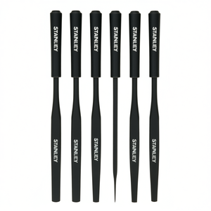 ชุดสิ่วสแตนลีย์ 6 ชิ้น เครื่องมือช่างไม้สำหรับงานช่างไม้และการตัดที่แม่นยำ - Product Image 2