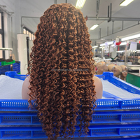Perruques frontales 13*4 HD en dentelle transparente, 100% cheveux humains alignés sur les cuticules, afro crépus bouclés 4C, vente en gros, les plus vendues