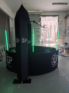 Barato Sky360 portátil sobre la cabeza 360 Photo Booth Spin Video Photobooth Spinner superior automático con Truss Control remoto - Product Image 3