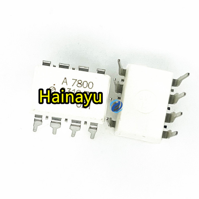 Hainayu HCPL-7800 HCPL-7800A A7800 7800A Optocoupler Directly Inserted Into DIP8-pin Electronic Component with Single Delivery.