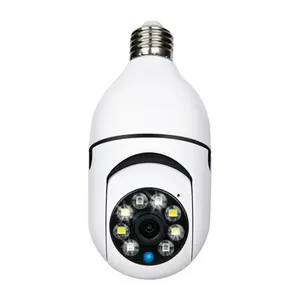 Smart security light bulb 1080P motion detection wireless light bulb cam full color wifi light bulb camera for home