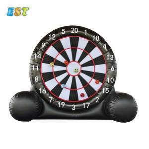 Popular y barato de PVC al aire libre blanco footdarts fútbol pie <span class=keywords><strong>gigante</strong></span> juego de fútbol inflable tablero de dardos para venta - Product Image 1