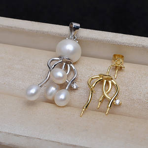 Collar de Plata S925 con Colgante de Perla Barroca y Diseño de Linterna, Accesorio de Joyería DIY para Mujer, 4446 - Product Image 5