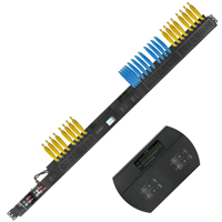 Pdu Smart 3 Phrase 150A 24port C19 équipé d'un commutateur de compteur APDU Unités de distribution d'énergie Pdu