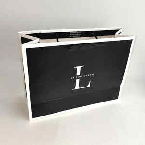 Customized Luxury Retail Underwear Shopping <b>Carrier</b> <b>Paper</b> <b>Bags</b> Rope Handles Unique Customized Printed Logo Design Promotional - Product Image 6