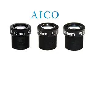 Mod 0,1 m 100 mm f16mm F2.2 F5.6 F8.0 10mp 16mm 4k m12 s montaje cctv macro Junta lente para 2/3 pulgadas sensor