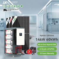 Système de stockage d'énergie solaire hybride tout-en-un JApower 60 kWh 14 kW avec onduleur Deye pour clinique, restaurant, grande maison