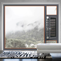 Casa doble triple acristalamiento imagen ventana persianas pantalla vidrio transparente calor aislamiento acústico Villa ventanas abatibles de aluminio