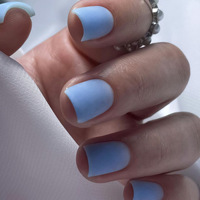 Nouvelles Faux Ongles Carrés Mat Détachables à Couverture Complète 24 Pièces Couleur Unie, Prix de Gros Usine, Ongles à Presser