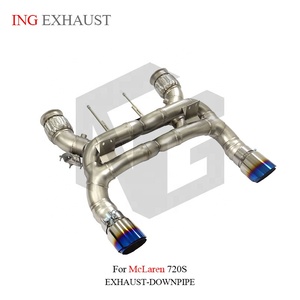 Échappement Catback ING SUS304 à fixation directe pour McLaren 720S 4.0L V8 M840T 2017-2023 |   Système audio double X-Pipe style F1 - Product Image 5
