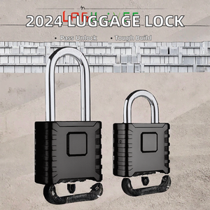 Bộ sưu tập 2025 Hợp kim kẽm vali hành lý với sự kết hợp 3 chữ số con dấu cáp khóa nhựa cung cấp bảo vệ mật khẩu an toàn - Product Image 3