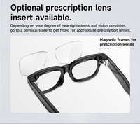 Nouvelles lunettes intelligentes électrochromiques avec caméra, reconnaissance IA, enregistrement vidéo, appels mains libres, fonctionnalités de traduction, casque audio