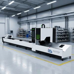 เครื่องตัดท่อไฟเบอร์เลเซอร์อัตโนมัติ Infitek ระบบ CNC ความแม่นยำสูง สำหรับการผลิตท่อโลหะ จัดหาแบบ OEM - Product Image 1