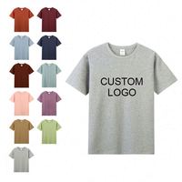 Wholesales luxury blank plain t shirt unisex crew neck short sleeve plain men's tshirt custom printing embroidery