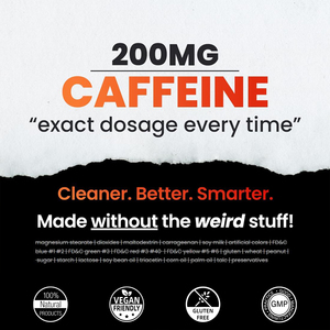 Pastillas de Cafeína de Alta Calidad con L-Teanina, 60 Cápsulas, Apoyan la Energía y la Concentración, Suplemento de Cafeína de Acción Prolongada - Product Image 4
