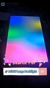 PMMA Custom RGB Backlight Panel 1200mm * 2400mm for Product Showcase <b>Lighting</b> and Gallery Wall Art Display Illumination - Product Image 4