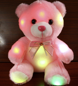 Orsacchiotto luminoso rosa <span class=keywords><strong>giocattoli</strong></span> di peluche di illuminazione con registrazione a Led papillon <span class=keywords><strong>cuore</strong></span> rosso coccole orsacchiotto gigante bambola di peluche orsacchiotto regalo - Product Image 5