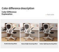 Chaise d'ordinateur ergonomique en maille pour la maison, dossier confortable, pour étudiants, étude, écriture, jeux, e-sport, chaise de bureau réglable en hauteur