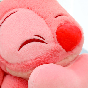 Горячая распродажа: плюшевая игрушка Стич с сердцем оптом, милая мягкая игрушка-обнимашка Стич с сердцем, креативная новая плюшевая игрушка Стич - Product Image 3