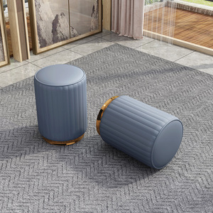 Orange Chair for Living Room Home <b>Dressing</b> <b>Table</b> <b>Stool</b> Make up Artist Chairs for Bedroom Apartment - Product Image 2