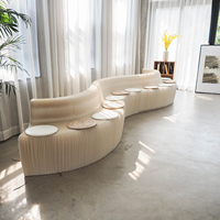 Spazepaper Simplify, Canapé pliable au design unique, pour hall d'hôtel, mobilier gain de place, canapé long en papier flexible pour la télévision