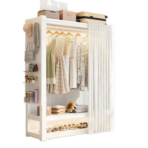 Armario Portátil de Acero, Organizador de Ropa Rectangular Multifuncional para Sala de Estar - Product Image 5