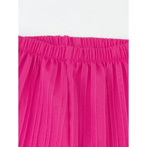 Completo Vacanza al Mare: Top Plissettato Testurizzato e <span class=keywords><strong>Pantaloni</strong></span> Larghi Drappeggiati, Set 2 Pezzi per Ragazze, Abbigliamento Bambini all'Ingrosso - Product Image 3