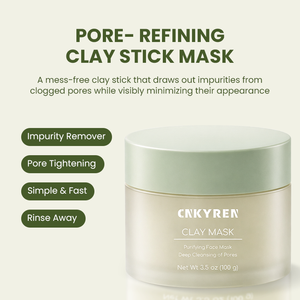 Masque facial en cristal au thé vert végétalien Masque à l'argile <span class=keywords><strong>anti</strong></span>-âge infusé à la glycérine pour blanchir la peau Nettoyage en profondeur et revitalisant - Product Image 2